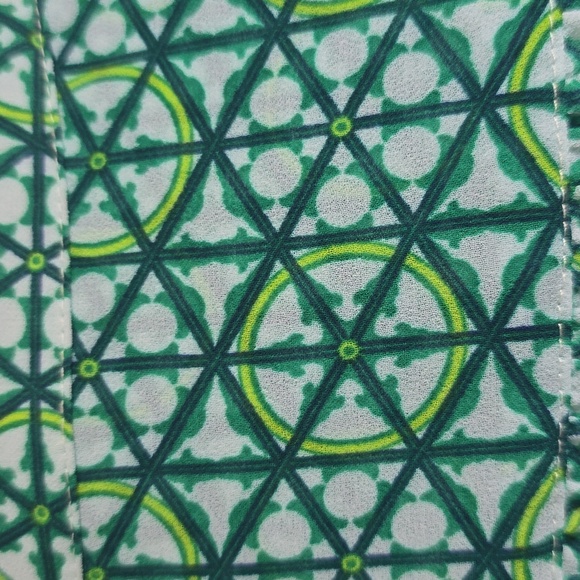 Rose & Olive Green Blouse Sz. Medium - Picture 3 of 4